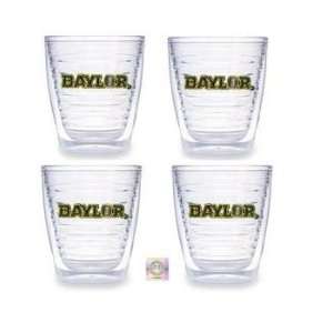 Baylor Bears Tervis Tumblers 12 oz   set of 4 Patio, Lawn 