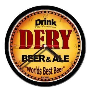  DERY beer and ale cerveza wall clock 