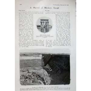    1908 Pharaoh Bed Assouan Dam Johannesburg Beauchamp