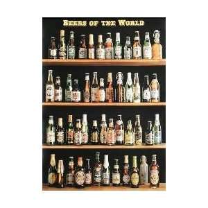  Humour Posters Beers Of The World   Bottles   86x61cm 