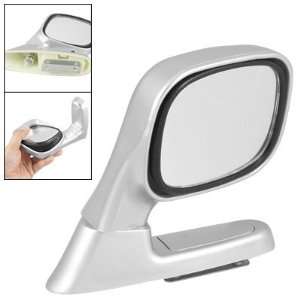  Amico Car Silver Tone Rotatable Side View Assistant Mirror 