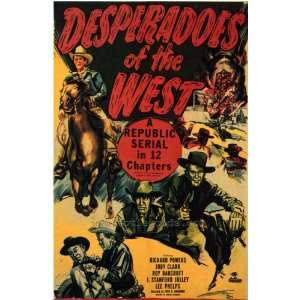  Desperadoes of the West Poster Movie 27x40