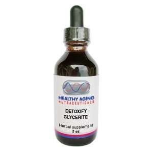 Healthy Aging Nutraceuticals Detoxify Alcohol Free Glycerite 2 Ounce 