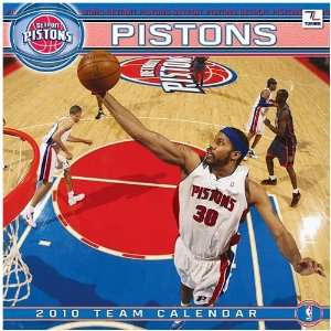  Detroit Pistons 2010 Team Calendar