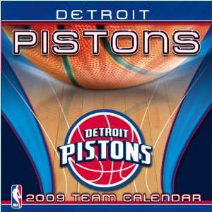  Detroit Pistons NBA Box Calendar