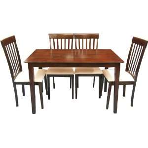  Dining Room Set (Table + 4 Chairs) Furniture & Decor