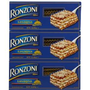 Ronzoni Lasagna Pasta 16 oz  Grocery & Gourmet Food
