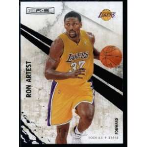 Panini Rookies and Stars # 93 Ron Artest Los Angeles Lakers Basketball 