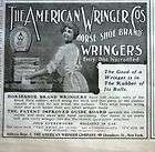 1901 Horseshoe American Wringer for Laundry Washer Ad