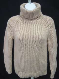 DESIGNER Beige Turtleneck Sweater  