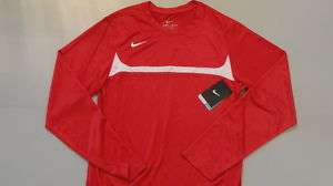NEW Mens Nike Rio II LS Soccer Jersey Red Sz L  