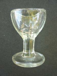 Vintage Eye Wash Big Size Clear Glass Cup Eyewash  