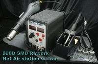 898D SMD Rework Hot Air Soldering Desoldering station  