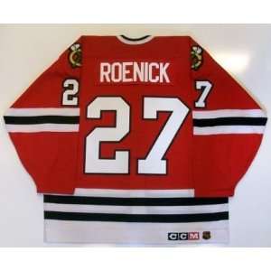  Jeremy Roenick Blackhawks Authentic Ccm Jersey Size 44 