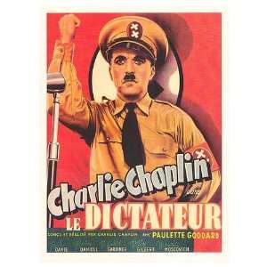  Great Dictator Movie Poster, 11 x 15.5 (1940)