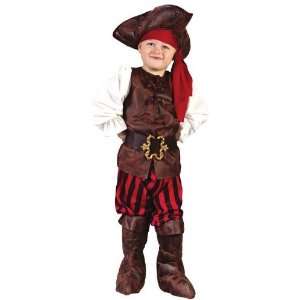   Seas Buccaneer Pirate Boy Costume Size 24m 2T   1555 