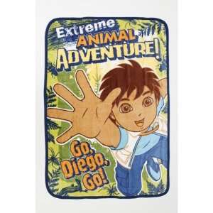  Nickelodeon Go Diego Go Adventure Coral Plush Blanket 