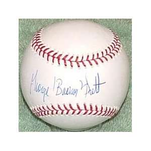 George Boomer Scott Signed/Autographed Baseball  Sports 