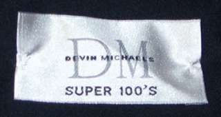 New Devin Michaels Black Notch 2 Button Tuxedo Mens 43L  