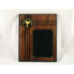    Walnut Plaque w/2 Inch Award Of Excellence Insert
