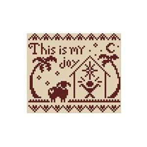   This is My Joy   Red Fox   Cross Stitch Pattern Arts, Crafts & Sewing