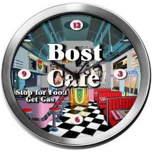  BOST 14 Inch Cafe Metal Clock Quartz Movement Kitchen 