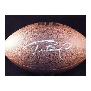 Tom Brady Signed Football   Autographed Footballs  Sports 