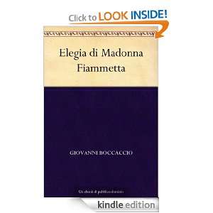   (Italian Edition) Giovanni Boccaccio  Kindle Store