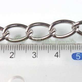 5M New Iron Rhodium Plated Chain Jewelry Making 130244  