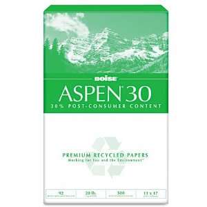  Boise  ASPEN Copy/Laser Paper, 92 Brightness, 20lb, 11 x 