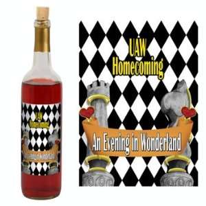  Wonderland Chess Personalized Wine Bottle Labels   Qty 12 