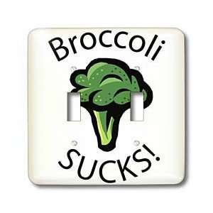McDowell Graphics Funny Food   Broccoli Sucks   Light Switch Covers 