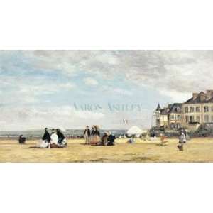  Beach At Trouville (Canv)    Print