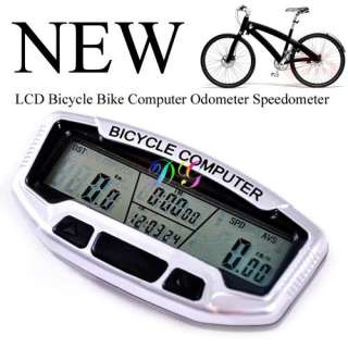 LCD Digital Bicycle Bike Computer Speedometer Odometer  