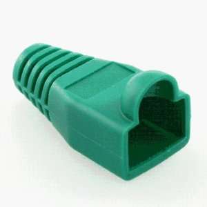  CAT 6 Green RJ45 Snagless Boots with Strain Relief, Bag of 