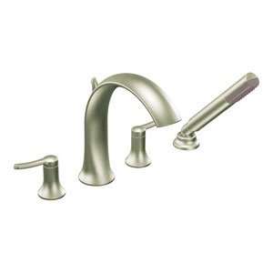  By Moen 2 handle Roman tub faucet with built in hand shower diverter 