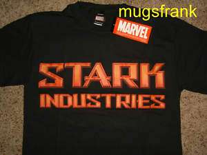 Iron Man 2 Stark Industries Marvel Comics Movie T Shirt  