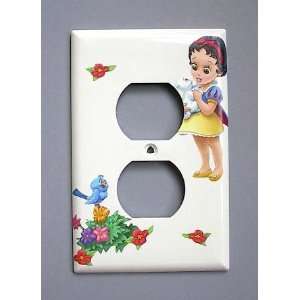   BABY Snow White OUTLET Switch Plate switchplate 
