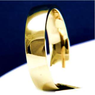   Unisex Mens and Womens Gold Engagement Wedding Bridal Band Ring  