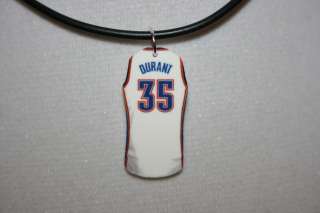 Kevin Durant Oklahoma City Thunder OKC Jersey Necklace Charm  