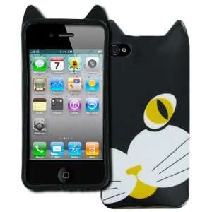 EMPIRE Apple iPhone 4 / 4S Poly Skin Case Cover (Cat) [EMPIRE 