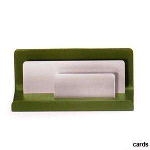  flat leather letter holder by nava milano