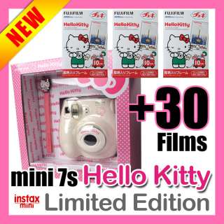INSTAX Mini 7s HELLO KITTY Polaroid Camera + 30 Films C 659096711774 