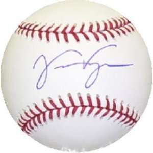  Jason Vargas Autographed Baseball