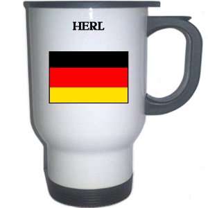  Germany   HERL White Stainless Steel Mug Everything 