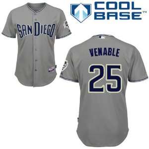 Will Venable San Diego Padres Authentic Road Cool Base 