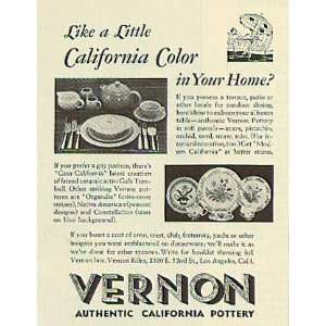  Vernon Ad from April 1938