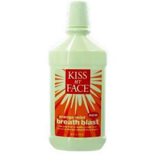 Kiss My Face Breath Blast Mouthrinse, Orange Mint, 16 