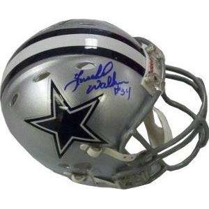  Herschel Walker Signed Mini Helmet   Replica   Autographed 