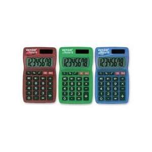  Victor Technologies  Handheld Calculator,8 Digit,Dual 
